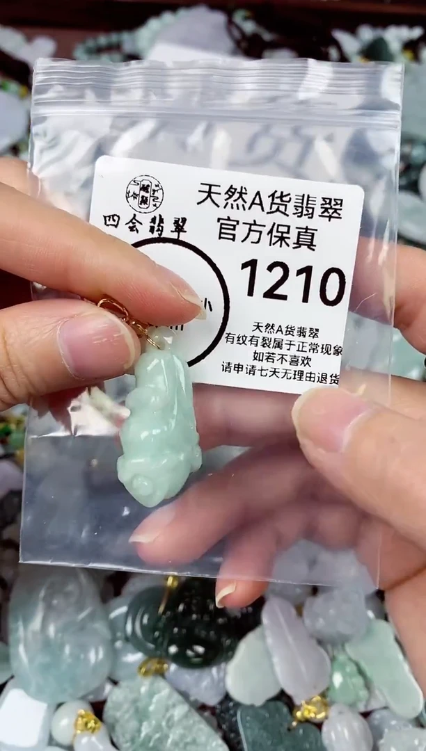 【闪购商品】翡翠颈饰未镶嵌天然A货翡翠1201