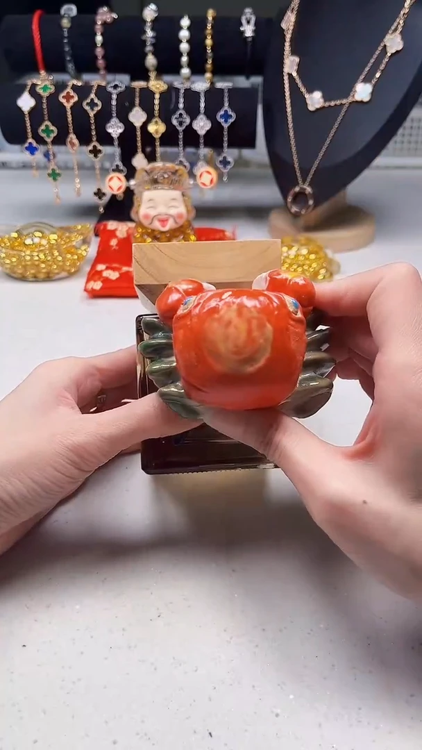 瓷片陶茶周边666文玩多人小苍兰