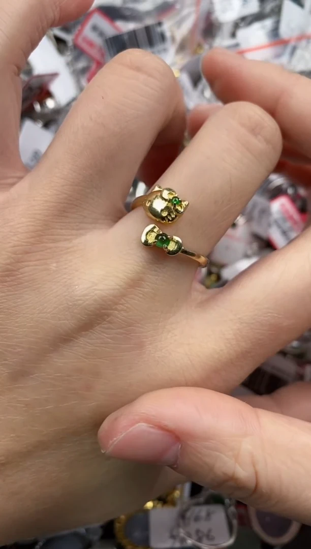 银S925镶嵌戒指翡翠8888-----2