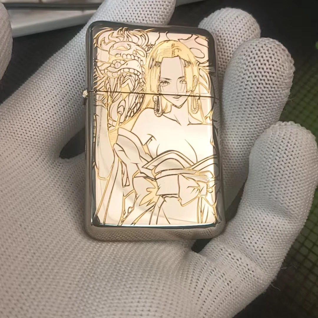 佐罗ZORRO正品二代防风煤油打火机790白镍女帝礼物送男友