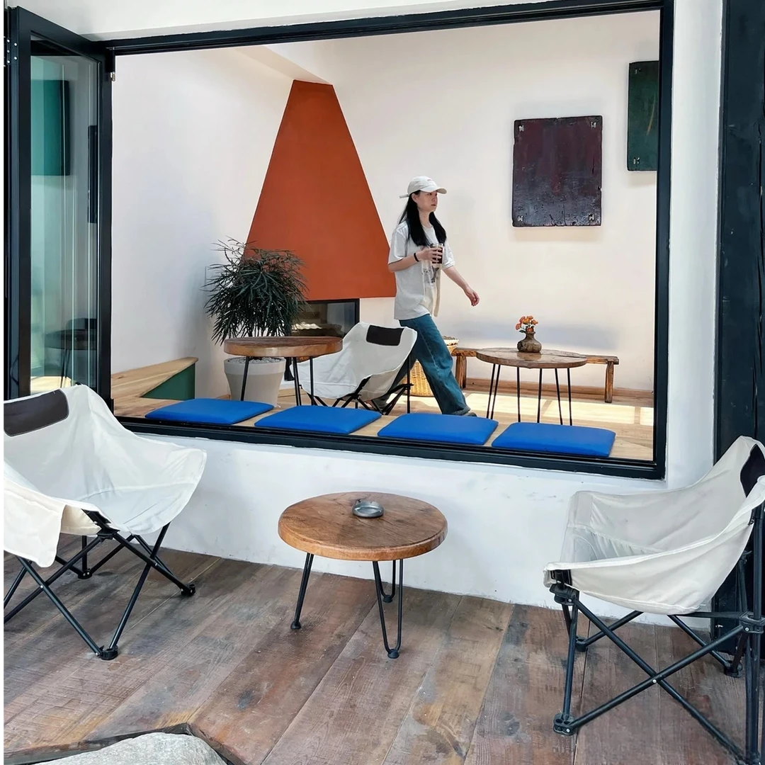 【260斤承重】户外折叠桌椅套装露营蛋卷桌+月亮椅野餐摆摊便携防滑