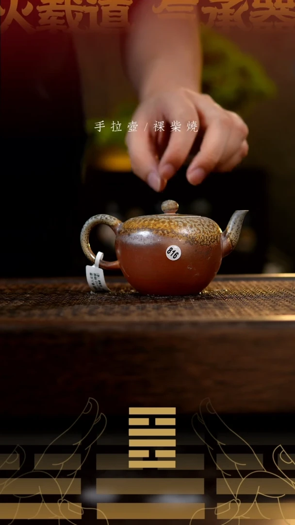 夸烧柴烧美人尖壶816