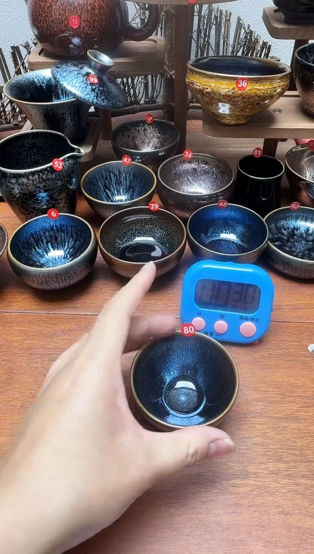 茶盏✨****✨80号建盏工匠茶器