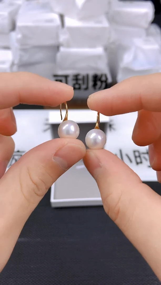 未镶嵌耳饰淡水珍珠ed1033