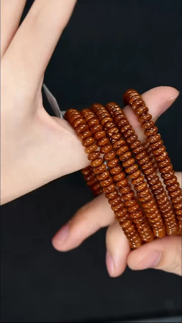 手串紫金鼠7575实心算盘珠7尺寸