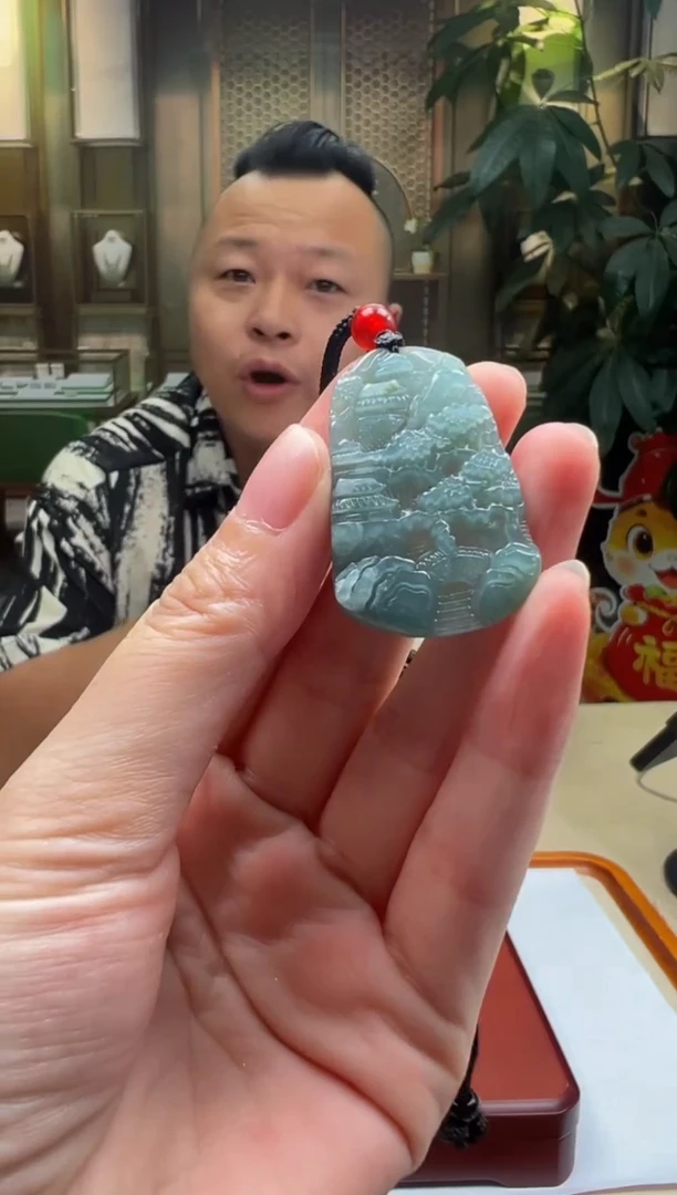 翡翠未镶嵌颈饰YY-2025-6-8-48