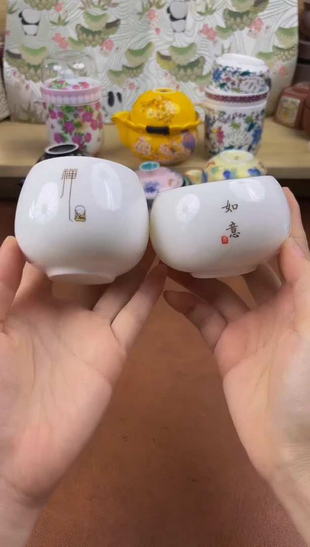 陶陶瓷茶具摆件旅行套组