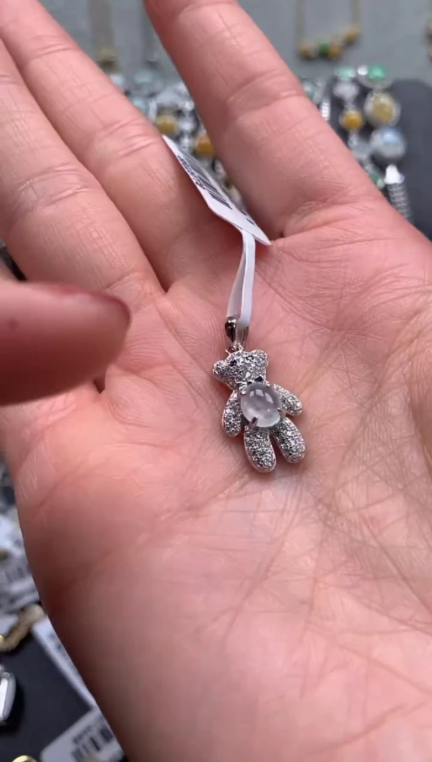 【闪购商品】翡翠戒指银S925镶嵌111111111     7