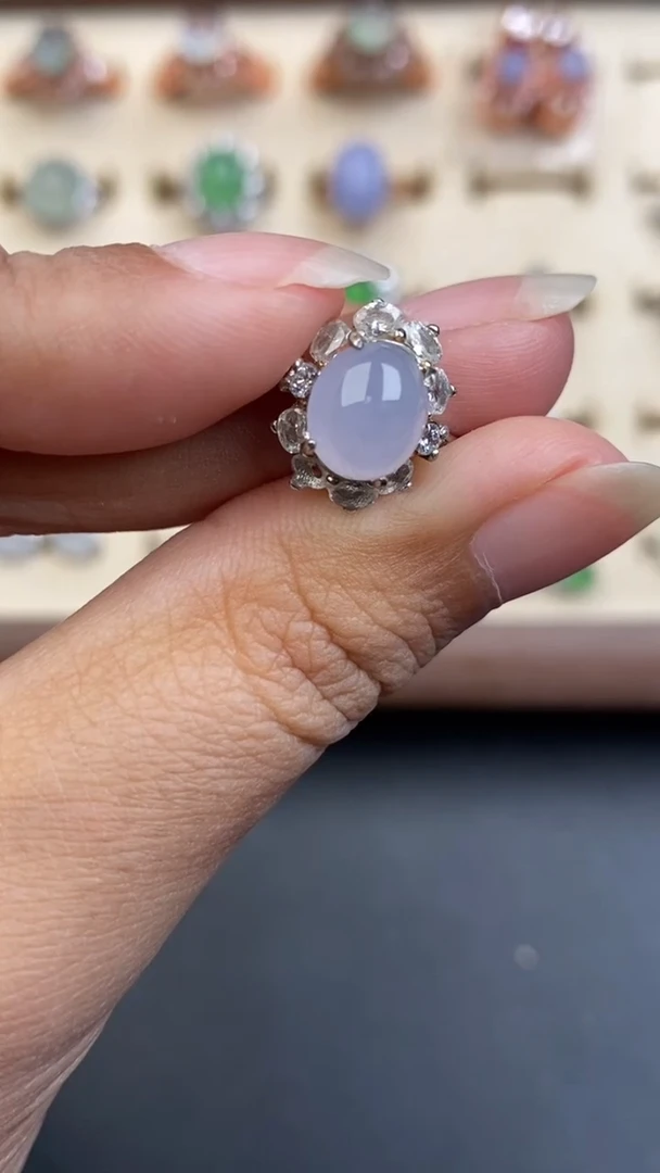 银S925镶嵌定制翡翠608078078