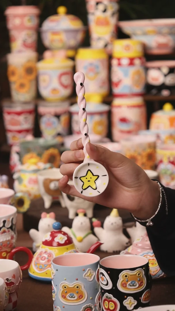 杯子景德镇原创手作陶瓷