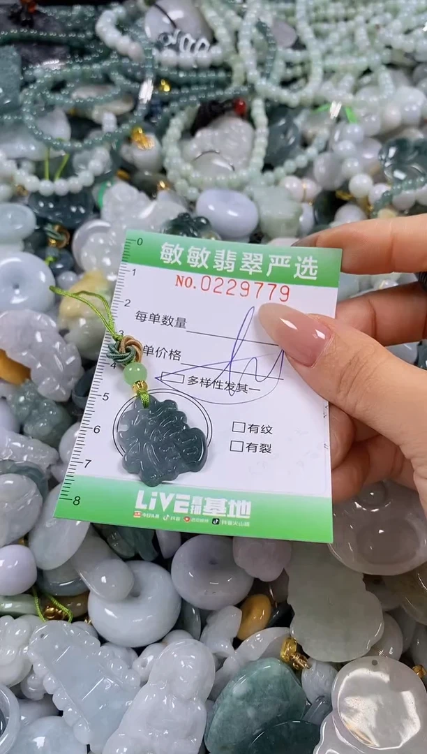 翡翠未镶嵌颈饰闪购0229779多样性发其一