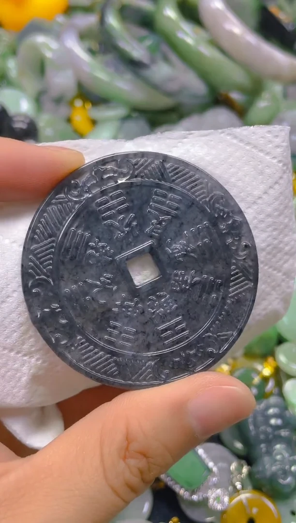 翡翠未镶嵌颈饰/S/翡翠A货一图一物