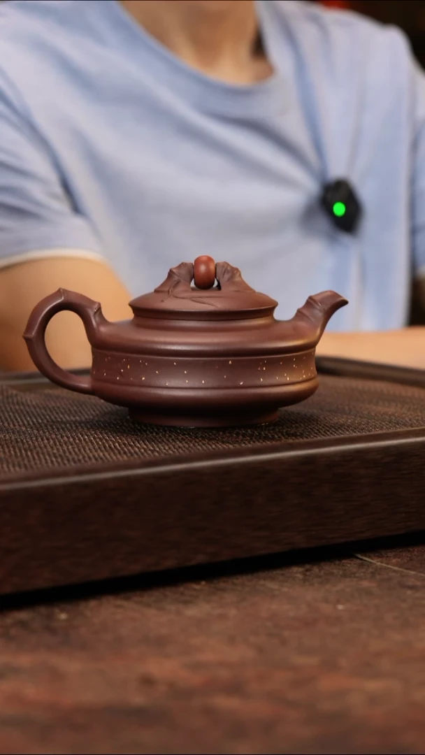 茶壶紫砂时来运转紫泥