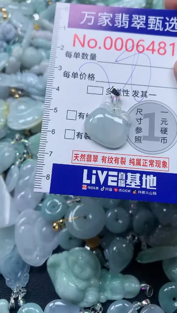 颈饰未镶嵌翡翠6481