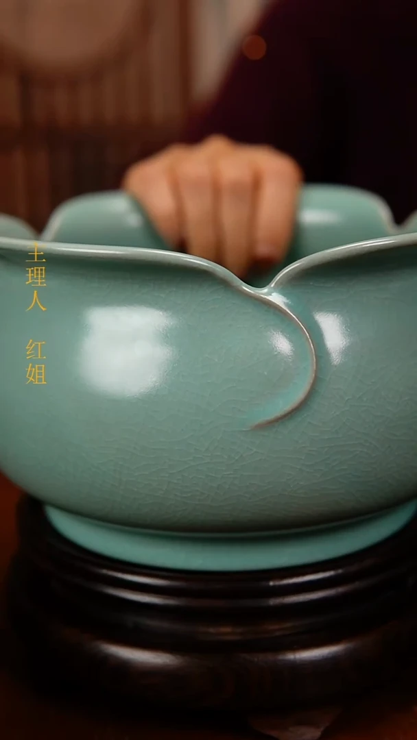 瓷片原产地原矿釉汝瓷