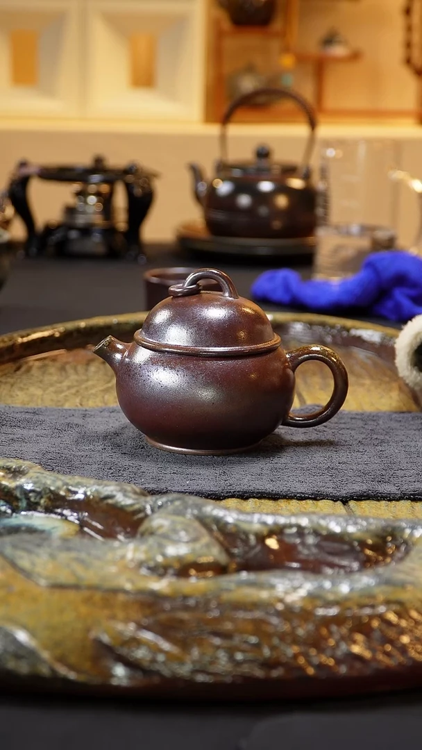 紫砂柴烧纯自然柴烧220毫升