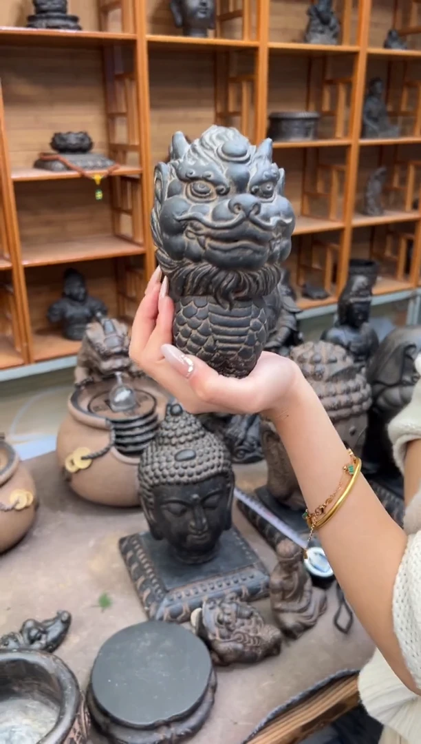 陶土【火山泥】天佑麒麟