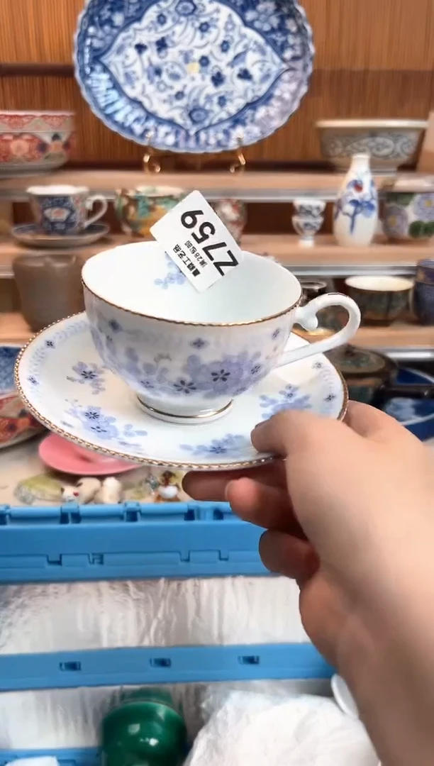 瓷片可*759Z 杯子 盘子 碗