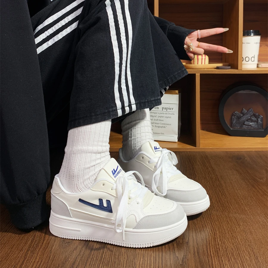 Warrior/回力小白鞋女2025新款女学生百搭板鞋子女ins运动休闲鞋