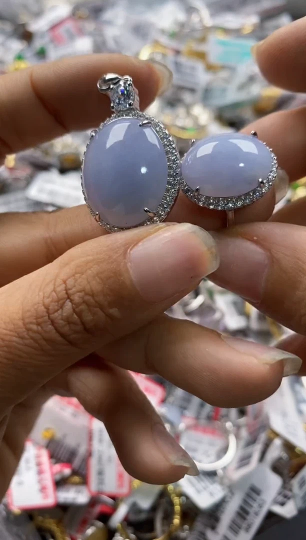 银S925镶嵌戒指翡翠121212---9