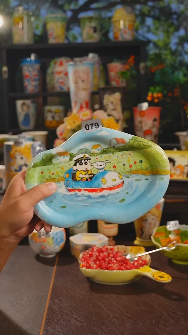 景德镇高温釉下彩手绘陶瓷079