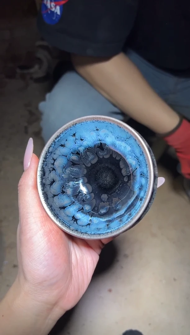 现场开窑建盏主人杯20