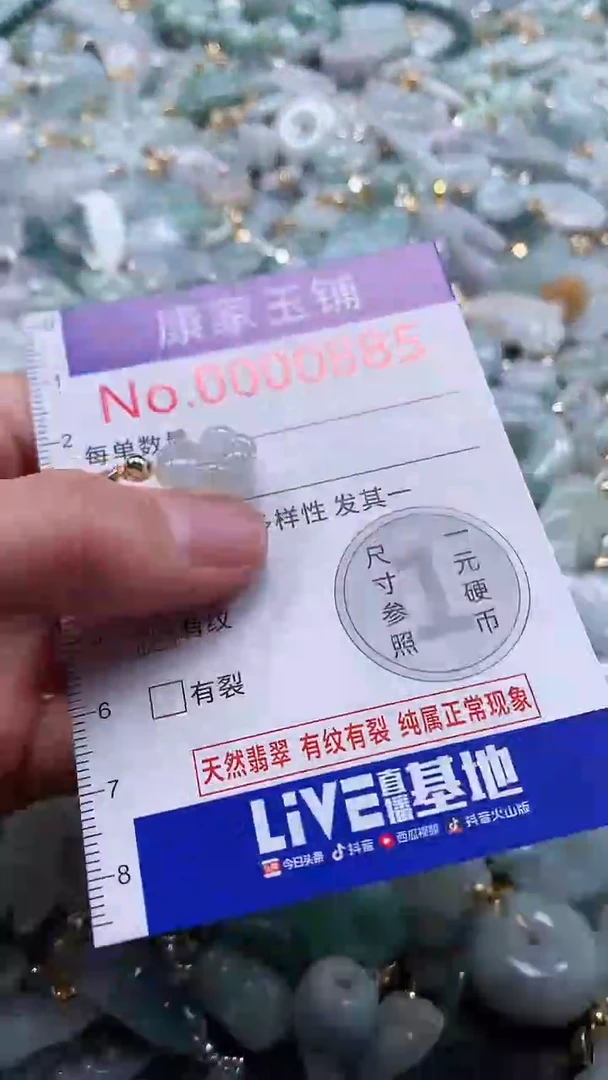 翡翠未镶嵌吊坠(不含链)885