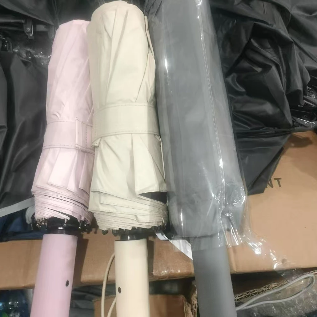 D3多色多款手柄按钮超大自动雨伞发1把