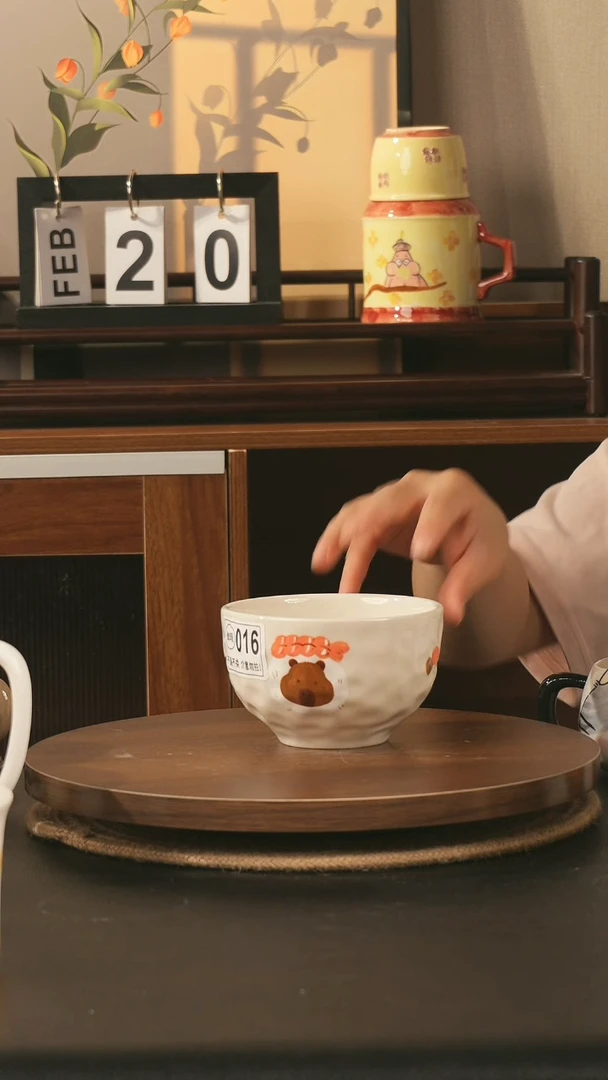 陶瓷景德镇高温釉下彩纯手绘创意瓷