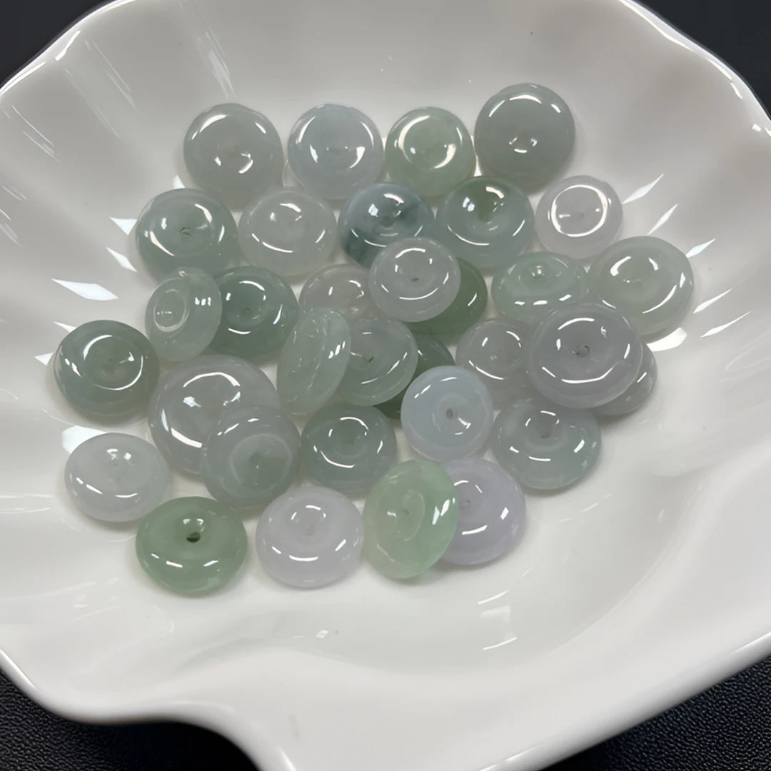 2025 天然翡翠平安扣吊坠 挂件【多样性发一】