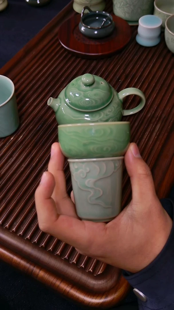 用****2和青禾行云流水配杯 龙腾四海配杯各两只