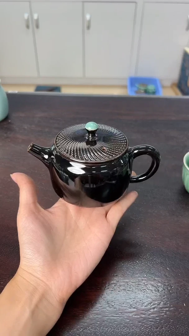 龙泉云间青瓷小米茶器