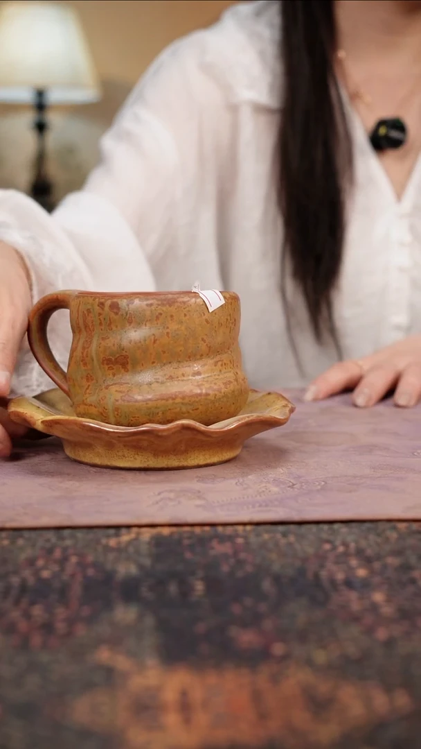 杯景德镇陶瓷杯碗柴烧多人