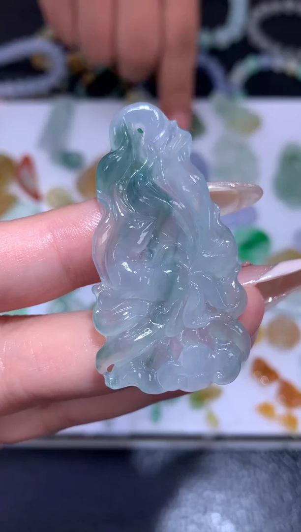 未镶嵌定制翡翠九尾狐