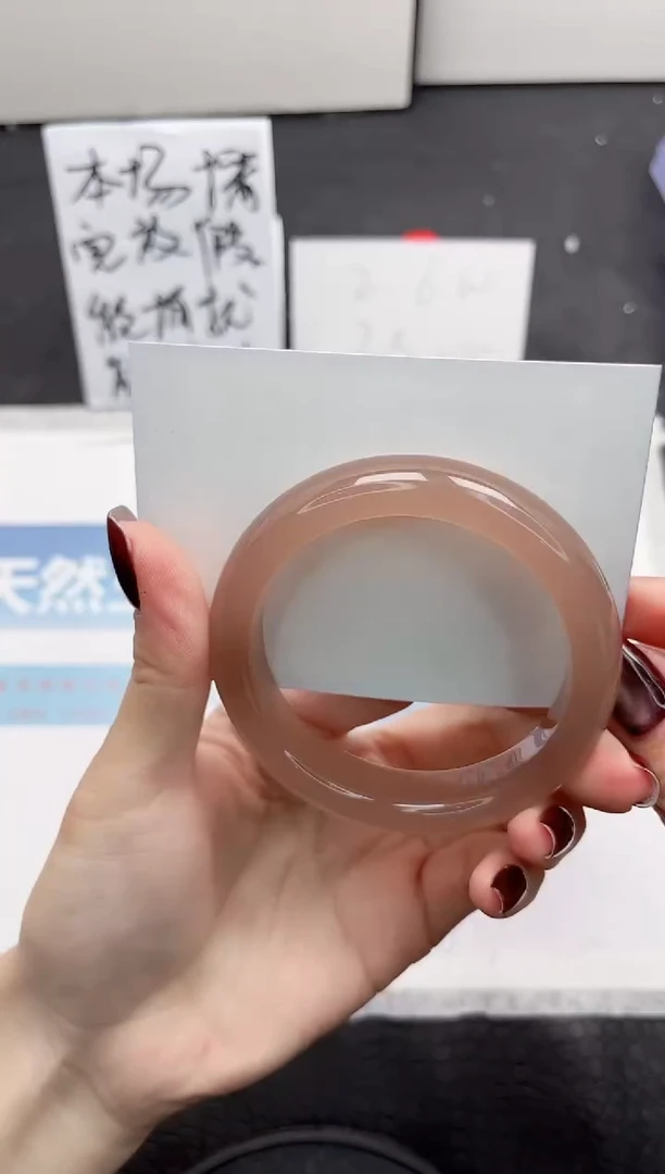 【闪购商品】石英质玉手镯未镶嵌L326-56.4