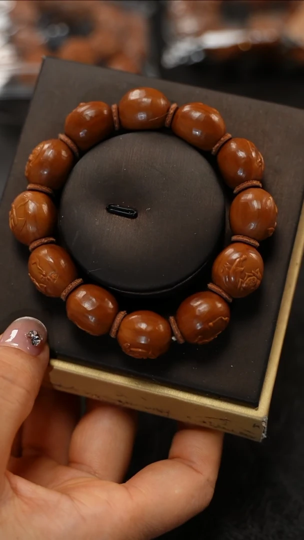 橄榄核手串/手链九林精品核雕