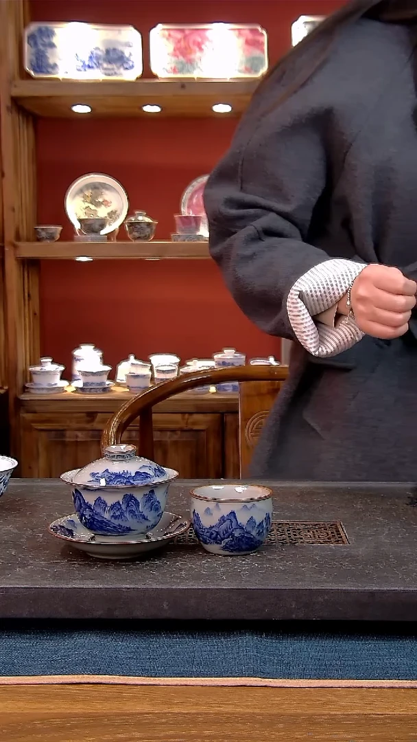 简装家用款2件套 老陶泥开片纹陶瓷茶具