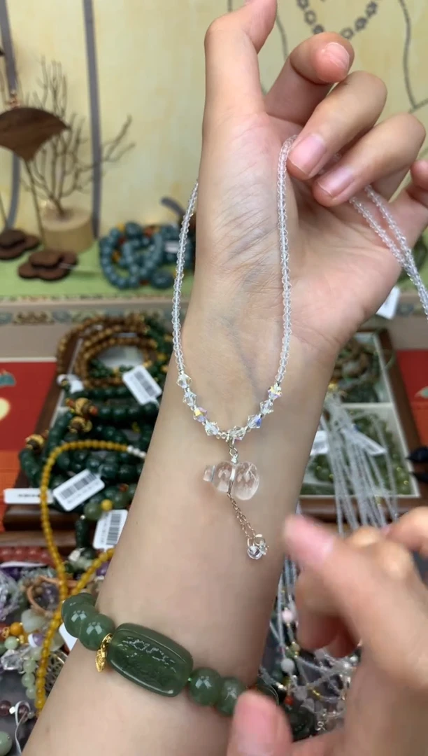 银S925镶嵌颈饰水晶189