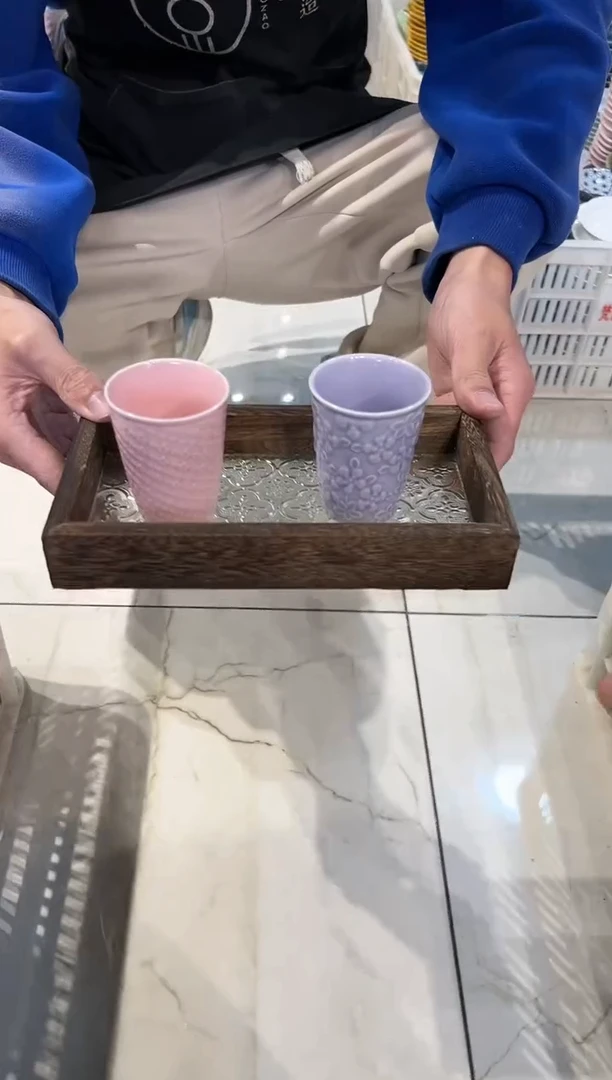 瓷片陶微瑕商品 介意勿拍 带托盘