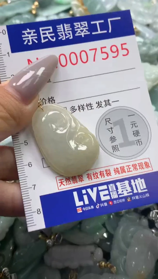 颈饰未镶嵌翡翠7595