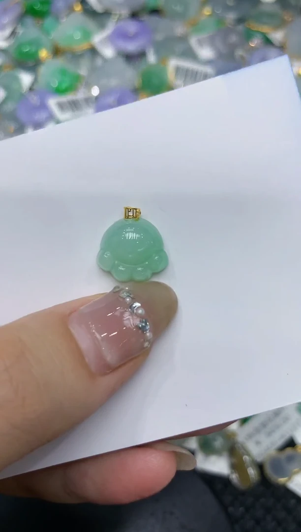 【闪购商品】翡翠颈饰18K金镶嵌222222222