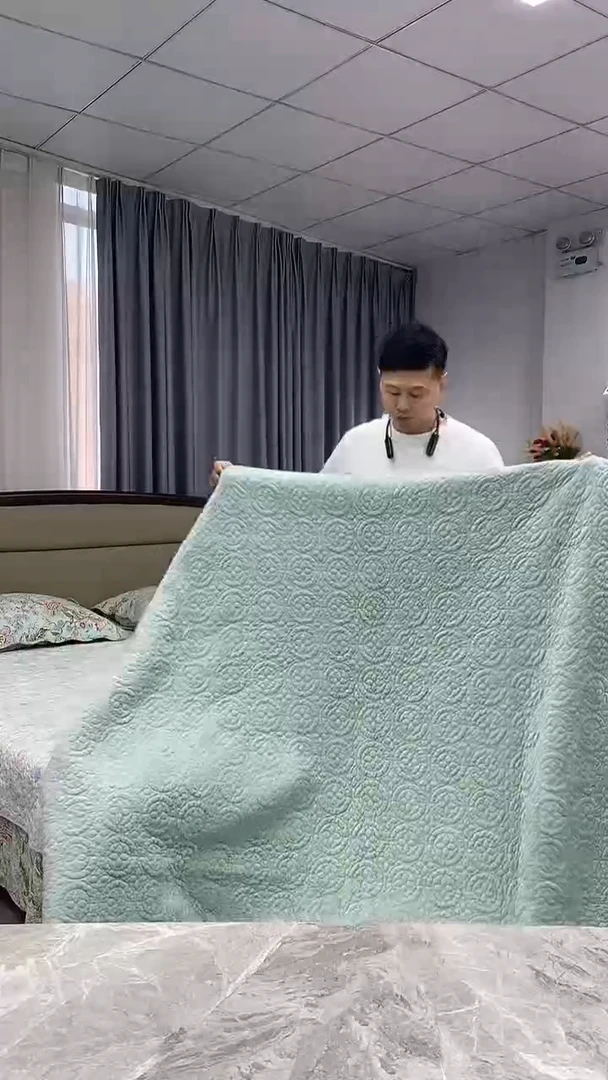 棉180cm*200cm 宝宝绒（薄荷绿）