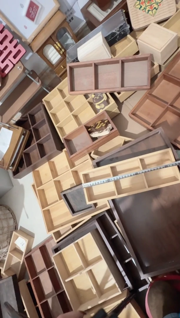 竹木三宫格微瑕拍下不退不换无售后