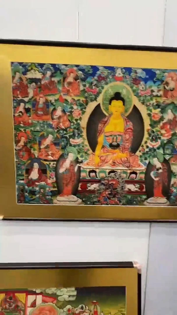 卷轴画唐卡唐卡 框1