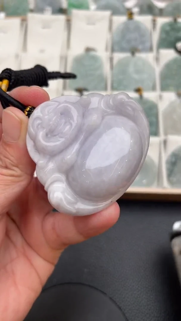 颈饰未镶嵌翡翠天然缅甸翡翠A货195