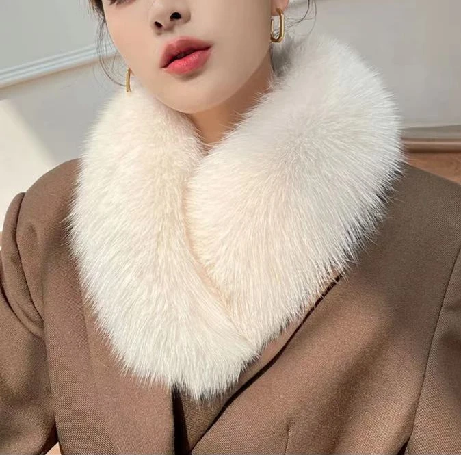 【爆品围脖】女围巾磁铁百搭韩版保暖纯色毛2024c8900-瑶瑶