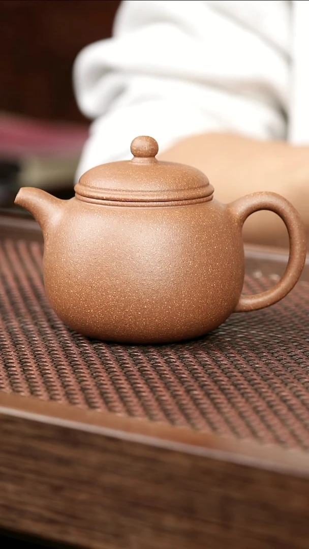 茶壶紫砂青降坡小匏尊