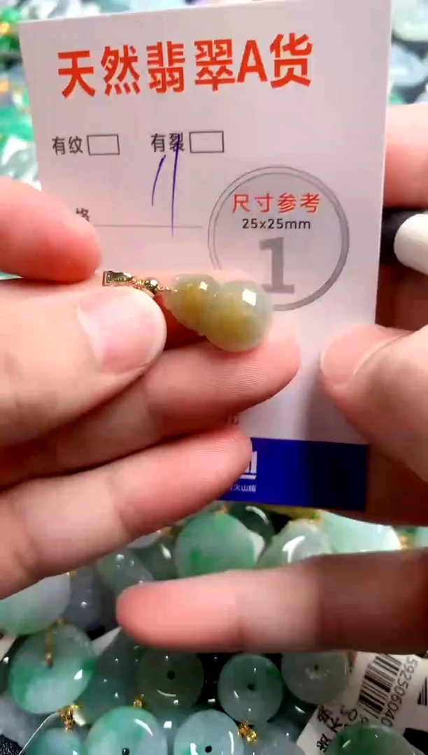 翡翠未镶嵌颈饰23000076