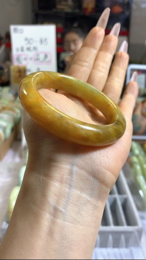 未镶嵌岫玉手镯27 55+