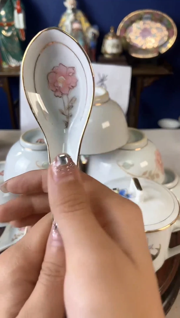 瓷片微瑕景德镇窑厂瓷摆件